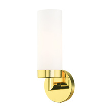 Livex Lighting 15071-02 - 1 Lt Polished Brass ADA Single Sconce