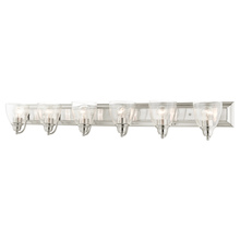 Livex Lighting 17076-91 - 6 Lt Brushed Nickel Vanity Sconce