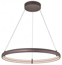 Abra Lighting 10008PN-BZ-Sling - Medium Dual LED Band Ring Pendant