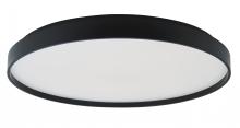 Abra Lighting 30054FM-BL-Tambourine - 19&#34; Low Profile Flushmount with Soft Uplight