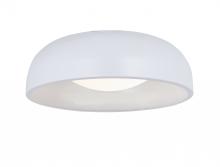 Abra Lighting 30075FM-MW-Lynx - 13&#34; 3CCK Inner Curve Flushmount with Opal Glass Diffuser