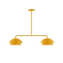 Montclair Light Works MSGX445-21 - 2-Light Axis Linear Pendant (10&#34; Nest pack)