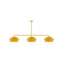 Montclair Light Works MSNX445-21 - 3-Light Axis Linear Pendant (10&#34; Nest pack)