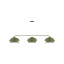 Montclair Light Works MSNX445-22 - 3-Light Axis Linear Pendant (10&#34; Nest pack)