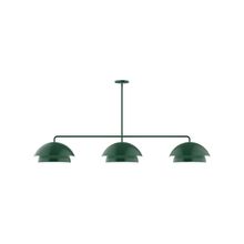 Montclair Light Works MSNX445-42 - 3-Light Axis Linear Pendant (10&#34; Nest pack)