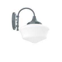 Montclair Light Works SCC021-40 - Schoolhouse 12" Wall Sconce in Slate Gray