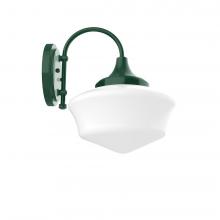 Montclair Light Works SCC021-42 - Schoolhouse 12" Wall Sconce in Forest Green