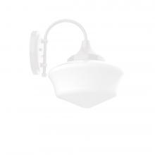 Montclair Light Works SCC021-44 - Schoolhouse 12" Wall Sconce in White