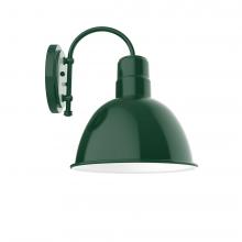 Montclair Light Works SCC116-42 - 12&#34; Deep Bowl shade, wall mount sconce, Forest Green