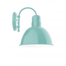 Montclair Light Works SCC116-48 - 12&#34; Deep Bowl shade, wall mount sconce, Sea Green