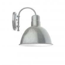 Montclair Light Works SCC116-49 - 12&#34; Deep Bowl shade, wall mount sconce, Painted Galvanized