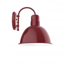 Montclair Light Works SCC116-55 - 12&#34; Deep Bowl shade, wall mount sconce, Barn Red