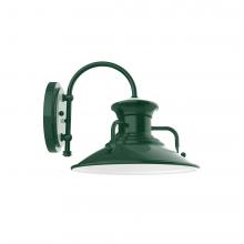 Montclair Light Works SCC142-42-L12 - 12" Homestead shade, wall mount sconce, Forest Green