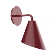 Montclair Light Works SCJ415-55-L10 - J-Series LED Wall Sconce, Barn Red