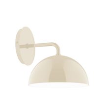 Montclair Light Works SCJ431-16-L10 - 8&#34; Axis Mini Dome LED Wall Sconce, Cream