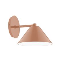 Montclair Light Works SCK421-19-L10 - 8&#34; Axis Mini Cone LED Wall Sconce, Terracotta