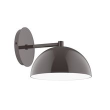 Montclair Light Works SCK431-51-L10 - 8&#34; Axis Mini Dome LED Wall Sconce, Architectural Bronze