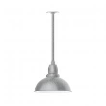 Montclair Light Works STA106-49 - Cafe 12&#34; stem mount pendant