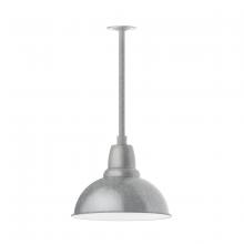 Montclair Light Works STA107-49 - Cafe 14&#34; stem mount pendant