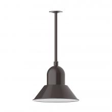 Montclair Light Works STA124-51-H36-L13 - Prima 14&#34; LED Pendant, stem mount