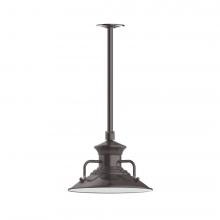 Montclair Light Works STA142-51-L12 - Homestead 12&#34; LED Pendant, stem mount