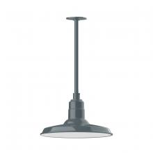 Montclair Light Works STA183-40 - Warehouse 14&#34; pendant, stem mount