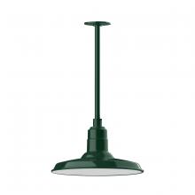 Montclair Light Works STA183-42 - Warehouse 14&#34; pendant, stem mount