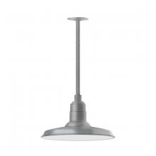 Montclair Light Works STA183-49 - Warehouse 14&#34; pendant, stem mount