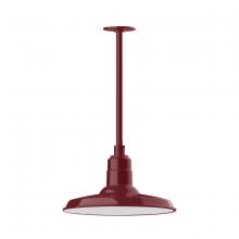 Montclair Light Works STA183-55 - Warehouse 14&#34; pendant, stem mount