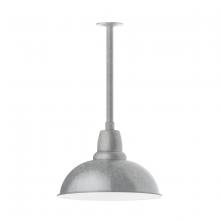 Montclair Light Works STB108-49 - Cafe 16&#34; stem mount pendant