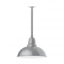 Montclair Light Works STB108-49-W16-L13 - Cafe 16&#34; stem mount LED Pendant