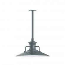 Montclair Light Works STB143-40-T30-L13 - Homestead 18&#34; LED Pendant, stem mount