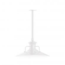 Montclair Light Works STB143-44-T24-L13 - Homestead 18&#34; LED Pendant, stem mount