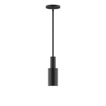 Montclair Light Works STGX450-41-L10 - 3.5&#34; Stack Mini Cylinder LED Stem Hung Pendant, Black