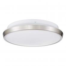 Worldwide Lighting Corp E30001-005 - Eclipse Color Changing LED Integrated Circle Flush Mount/ Ceiling Light D14&#34; X 3.375&#34;H