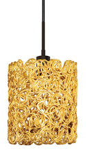 Stone Lighting PD531GOPNX3M - Pendant Spaga Gold Polished Nickel Hal G4 35W 700lm Monopoint