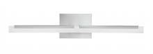 Norwell 8146-BN-FA - Double L Sconce 26&#34; LED Vanity Light - Brushed Nickel