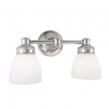 Norwell 8792-CH-OP - Spencer 2 Light Sconce - Chrome