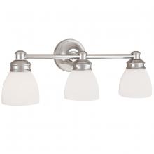 Norwell 8793-CH-OP - Spencer 3 Light Sconce - Chrome