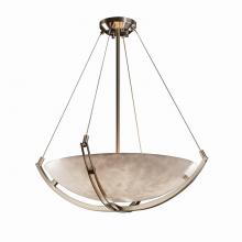 Justice Design Group CLD-9722-35-NCKL - 24&#34; Pendant Bowl w/ Crossbar