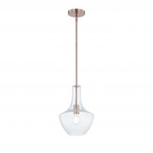 Justice Design Group FSN-4178-SEED-BRSS - Harlow 9.5&#34; 1-Light Pendant