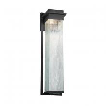 Justice Design Group FSN-7545W-RAIN-MBLK - Pacific 24&#34; LED Outdoor Wall Sconce