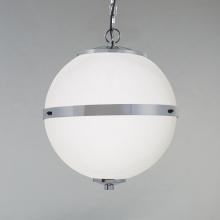 Justice Design Group FSN-8040-OPAL-NCKL - Imperial 17&#34; Hanging Globe