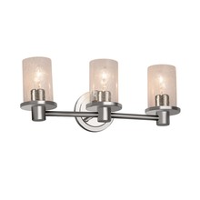 Justice Design Group FSN-8513-10-SEED-NCKL - Rondo 3-Light Bath Bar