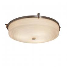 Justice Design Group PNA-8988-WAVE-NCKL - Era 21&#34; LED Round Flush-Mount