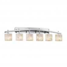 Justice Design Group ALR-8596-30-CROM - Archway 6-Light Bath Bar