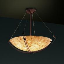 Justice Design Group ALR-9722-25-DBRZ - 24&#34; Pendant Bowl w/ Crossbar