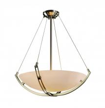 Justice Design Group CLD-9722-25-NCKL - 24&#34; Pendant Bowl w/ Crossbar