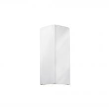 Justice Design Group CER-5145-WHT - ADA Peaked Rectangle