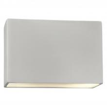 Justice Design Group CER-5658W-BIS-LED2-2000 - Really Big ADA Rectangle (Outdoor) LED Wall Sconce - Closed Top